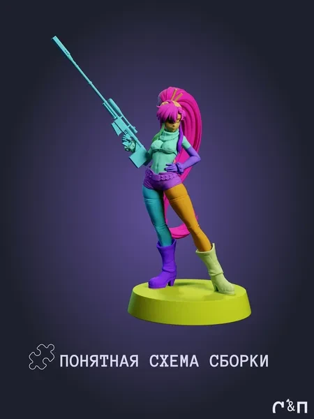 Йоко Литтнер Yoko Littner из аниме Гуррен Лаганн под покрас 30 см Йоко Литтнер Yoko Littner из аниме Гуррен Лаганн под покрас 30 см