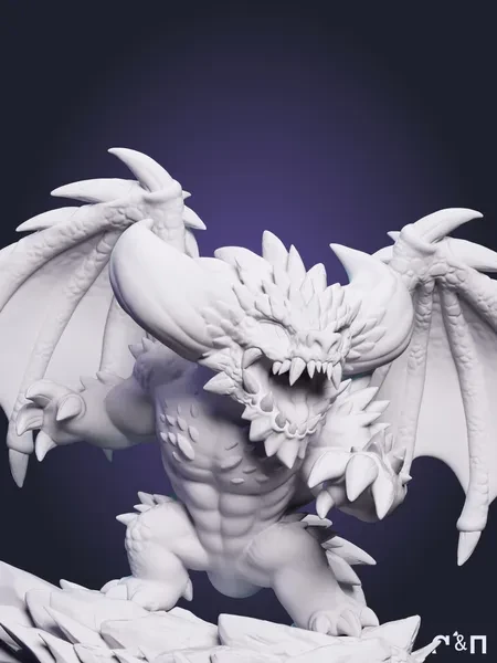 Нергигант Chibi Nergigante из игры Monster Hunter World под покрас 8 см Нергигант Chibi Nergigante из игры Monster Hunter World под покрас 8 см