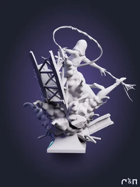 Гвен Стейси Spider-Gwen из мультика Человек-паук: Паутина вселенных Spider-Man: Across the Spider-Verse под покрас 30 см Гвен Стейси Spider-Gwen из мультика Человек-паук: Паутина вселенных Spider-Man: Across the Spider-Verse под покрас 30 см