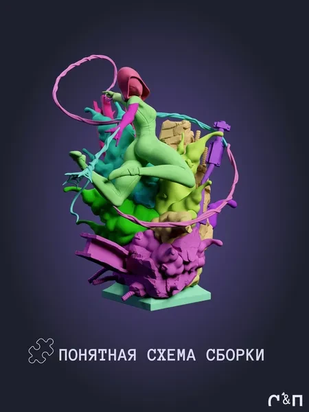 Гвен Стейси Spider-Gwen из мультика Человек-паук: Паутина вселенных Spider-Man: Across the Spider-Verse под покрас 30 см Гвен Стейси Spider-Gwen из мультика Человек-паук: Паутина вселенных Spider-Man: Across the Spider-Verse под покрас 30 см