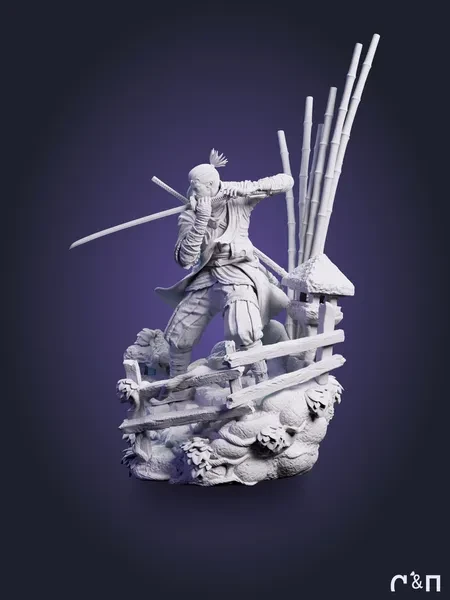 Сэкиро из игры Sekiro: Shadows Die Twice под покрас 29 см для сборки Сэкиро из игры Sekiro: Shadows Die Twice под покрас 29 см для сборки