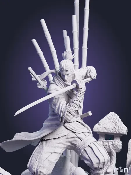 Сэкиро из игры Sekiro: Shadows Die Twice под покрас 29 см для сборки Сэкиро из игры Sekiro: Shadows Die Twice под покрас 29 см для сборки