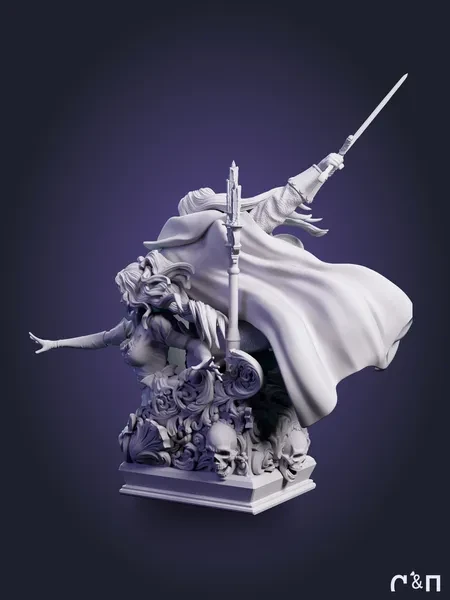Алукард и Мария Alucard & Maria из игры Castlevania: Symphony of the Night под покрас 25.8 см Алукард и Мария Alucard & Maria из игры Castlevania: Symphony of the Night под покрас 25.8 см