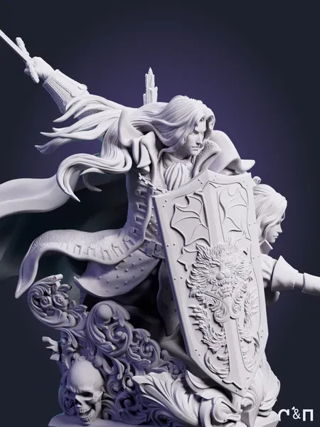 Алукард и Мария Alucard & Maria из игры Castlevania: Symphony of the Night под покрас 25.8 см Алукард и Мария Alucard & Maria из игры Castlevania: Symphony of the Night под покрас 25.8 см