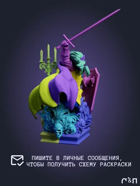 Алукард и Мария Alucard & Maria из игры Castlevania: Symphony of the Night под покрас 25.8 см Алукард и Мария Alucard & Maria из игры Castlevania: Symphony of the Night под покрас 25.8 см