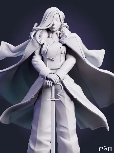 Оливия Армстронг Olivier из аниме Стальной алхимик: Братство Fullmetal Alchemist: Brotherhood под покрас 22.1 см Оливия Армстронг Olivier из аниме Стальной алхимик: Братство Fullmetal Alchemist: Brotherhood под покрас 22.1 см