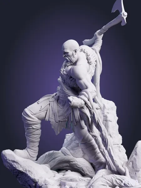 Кратос Kratos из игры God of War под покрас 22.6 см Кратос Kratos из игры God of War под покрас 22.6 см