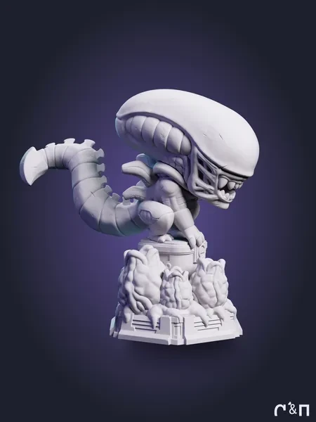 чибик Чужой Xenomorph из фильма Чужой Alien под покрас 6.9 см чибик Чужой Xenomorph из фильма Чужой Alien под покрас 6.9 см