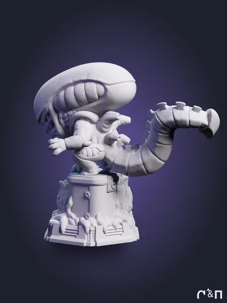 чибик Чужой Xenomorph из фильма Чужой Alien под покрас 6.9 см чибик Чужой Xenomorph из фильма Чужой Alien под покрас 6.9 см
