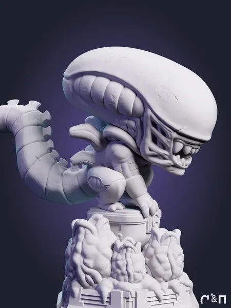 чибик Чужой Xenomorph из фильма Чужой Alien под покрас 6.9 см чибик Чужой Xenomorph из фильма Чужой Alien под покрас 6.9 см