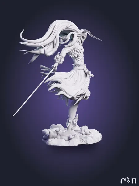 Ичиго Арранкар из аниме Блич Bleach под покрас 30 см Ичиго Арранкар из аниме Блич Bleach под покрас 30 см