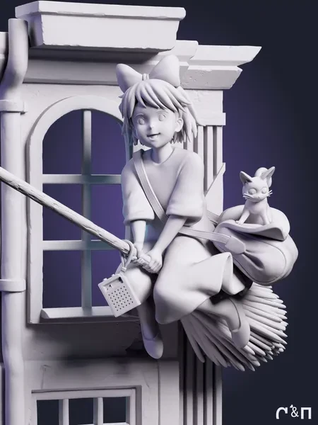 Кики Kiki из аниме Ведьмина служба доставки Kiki s Delivery Service под покрас 25 см Кики Kiki из аниме Ведьмина служба доставки Kiki s Delivery Service под покрас 25 см