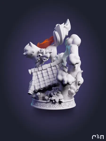 Аматерасу Amaterasu от NomNom Studio под покрас 12,3 см Аматерасу Amaterasu от NomNom Studio под покрас 12,3 см