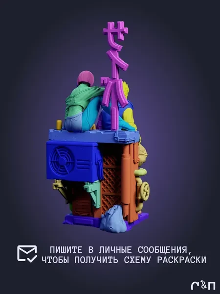 Люси и Дэвид Lucy & David из аниме Киберпанк Cyberpunk: Edgerunners под покрас 20 см Люси и Дэвид Lucy & David из аниме Киберпанк Cyberpunk: Edgerunners под покрас 20 см