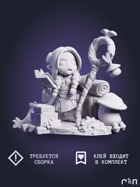 чибик Марсиль Chibi Marcille из аниме Подземелье вкусностей Delicious in Dungeon под покрас 8.7 см чибик Марсиль Chibi Marcille из аниме Подземелье вкусностей Delicious in Dungeon под покрас 8.7 см