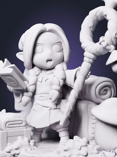 чибик Марсиль Chibi Marcille из аниме Подземелье вкусностей Delicious in Dungeon под покрас 8.7 см чибик Марсиль Chibi Marcille из аниме Подземелье вкусностей Delicious in Dungeon под покрас 8.7 см