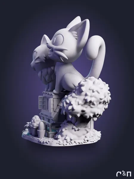 чибик Джиджи из аниме Ведьмина служба доставки Kiki s Delivery Service под покрас 9.1 см чибик Джиджи из аниме Ведьмина служба доставки Kiki s Delivery Service под покрас 9.1 см