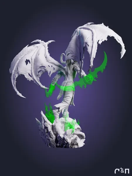 Иллидан Illidan из игры WoW World of Warcraft под покрас 25 см Иллидан Illidan из игры WoW World of Warcraft под покрас 25 см
