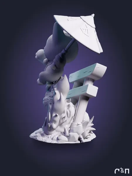 чибик Турбо кот Chibi TurboCat из аниме Дандадан Dandadan под покрас 7.6 см чибик Турбо кот Chibi TurboCat из аниме Дандадан Dandadan под покрас 7.6 см