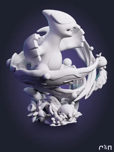 чибик Лугия Chibi Lugia из игры Покемон Pok mon под покрас 7.3 см чибик Лугия Chibi Lugia из игры Покемон Pok mon под покрас 7.3 см