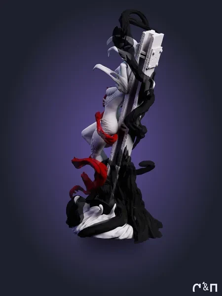 Гвеном Gwenom из фильма Человек паук Spider-Man под покрас 27.6 см Гвеном Gwenom из фильма Человек паук Spider-Man под покрас 27.6 см
