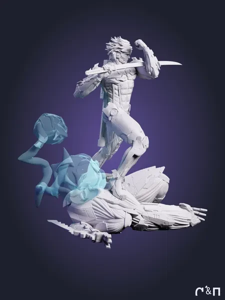 Райден Raiden из игры Metal Gear Rising: Revengeance под покрас 19.4 см Райден Raiden из игры Metal Gear Rising: Revengeance под покрас 19.4 см