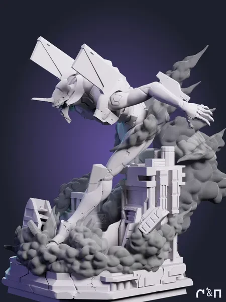 Евангелион-01 Eva-01 из аниме Евангелион Neon Genesis Evangelion под покрас 17.3 см Евангелион-01 Eva-01 из аниме Евангелион Neon Genesis Evangelion под покрас 17.3 см