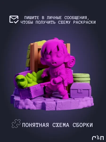 чибик Чилчак Chibi Chilchuck из аниме Подземелье вкусностей Delicious in Dungeon под покрас 6.7 см чибик Чилчак Chibi Chilchuck из аниме Подземелье вкусностей Delicious in Dungeon под покрас 6.7 см