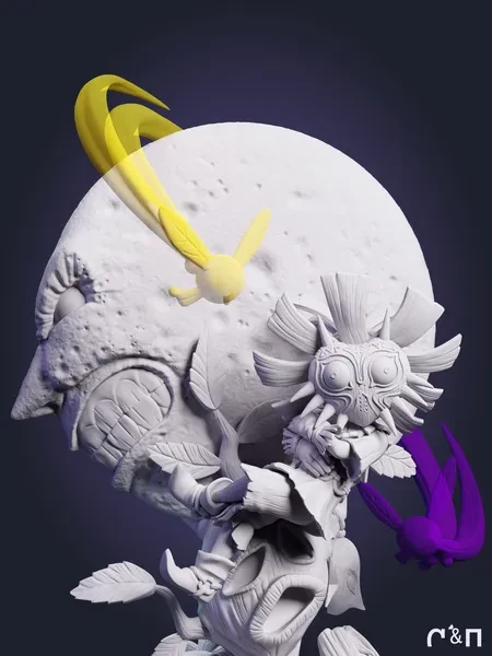 Скалл Кид Skull Kid из игры The Legend of Zelda: Majora's Mask под покрас 22.3 см Скалл Кид Skull Kid из игры The Legend of Zelda: Majora's Mask под покрас 22.3 см
