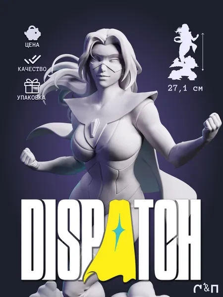 Блонд Блазер Blond Blazer из игры Диспетч Dispatch под покрас 27,1 см Блонд Блазер Blond Blazer из игры Диспетч Dispatch под покрас 27,1 см