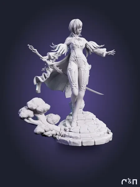 10х из игры NieR Re in carnation под покрас 20 см 10х из игры NieR Re in carnation под покрас 20 см