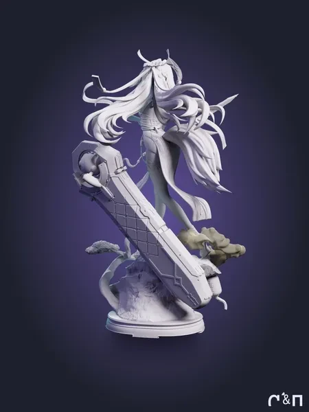 Е Шунгуан из игры Zenless Zone Zero 34,3 см из цветной смолы Е Шунгуан из игры Zenless Zone Zero 34,3 см из цветной смолы