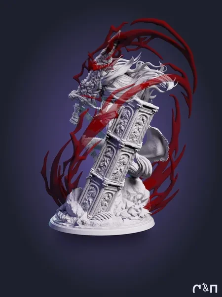 Маликет из игры Elden Ring под покрас 36 см из цветной смолы Маликет из игры Elden Ring под покрас 36 см из цветной смолы