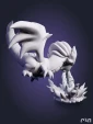 дракона Blue Eyes White Dragon из аниме YU GI OH под покрас 9,1 см