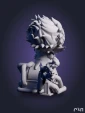 Хеймердингер Heimerdinger Chibi из сериала Аркейн Arcane под покрас 7,4 см для сборки