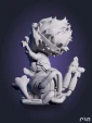Хеймердингер Heimerdinger Chibi из сериала Аркейн Arcane под покрас 7,4 см для сборки