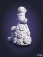 гусеницы Grubs из игры Hornet Hollow Knight Silksong под покрас 8,7 см