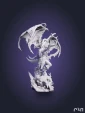 Иллидан Illidan из игры WoW World of Warcraft под покрас 25 см