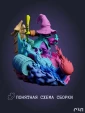 Виви Vivi из игры Final Fantasy IX под покрас 20 см для сборки