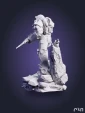 Т-60 Силовая броня T-60 Power Armour из игры Fallout 4 под покрас 22.9 см