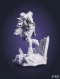 Вархаммер Вайфу Сестра Битвы из игры Warhammer 40,000 под покрас 25 см