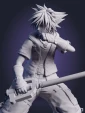 Сора Sora из игры Kingdom Hearts Королевство сердец под покрас 20 см