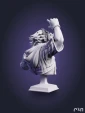 бюст Тидус Tidus из игры Final Fantasy X под покрас 8.4 см