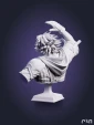 бюст Тидус Tidus из игры Final Fantasy X под покрас 8.4 см