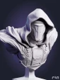 бюст Дарт Реван Darth Revan из фильма Звёздные Войны Star Wars под покрас 6,7 см