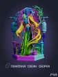 Винтер Плам Winter Plum NomNom Studio под покрас 25 см для сборки