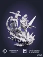 Сон Джин Ву и Игрис из аниме Соло-Левеллинг Solo Leveling под покрас 27.9 см