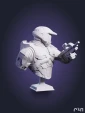 бюст Мастер Чиф Master Chief из игры Halo под покрас 8.7 см