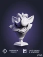 бюст Крэш Бандикут из игры Crash Bandicoot под покрас 8.1 см