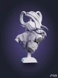 бюст Иллидан Illidan из игры WoW World of Warcraft под покрас 9.5 см